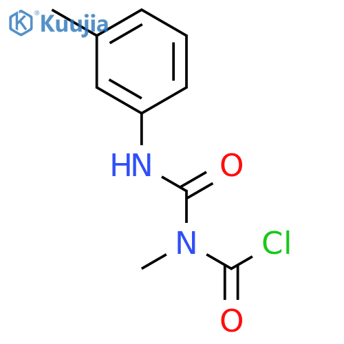 CARBAMIC CHLORIDE, METHYL[[(3-METHYLPHENYL)AMINO]CARBONYL]- structure
