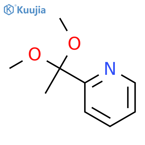2-(1,1-dimethoxyethyl)pyridine structure