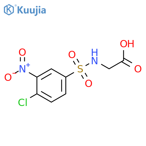 2-(4-Chloro-3-nitrobenzenesulfonamido)acetic Acid structure