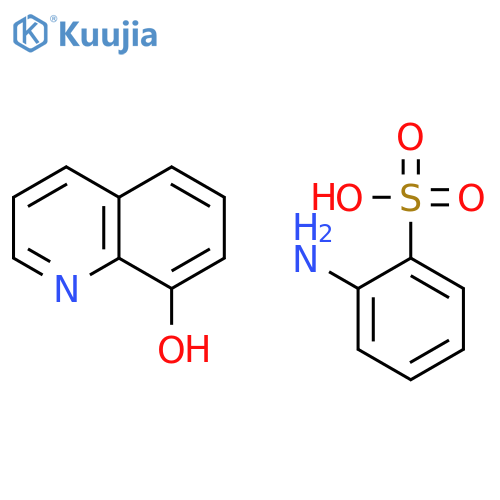 Benzenesulfonic acid, 2-amino-, compd. with 8-quinolinol (1:1) structure