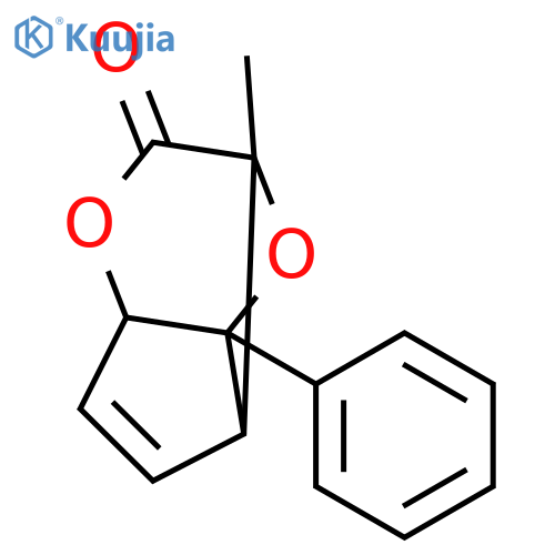 2,5-Dioxatricyclo[4.3.0.03,9]non-7-en-4-one, 3-methyl-1-phenyl- structure