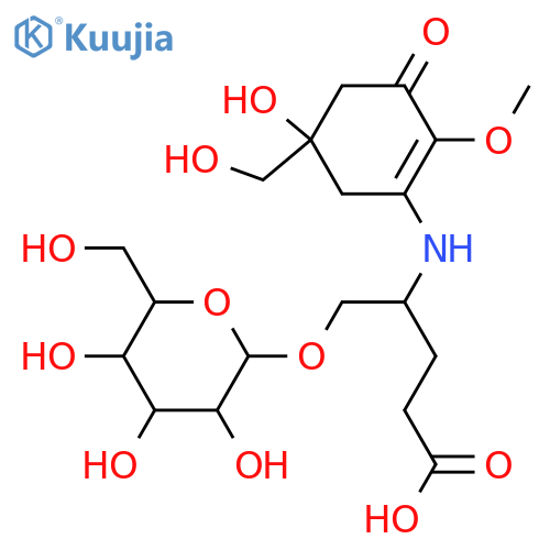 Mycosporine-glutamicol; 5'-O-β-D-Glucopyranoside structure