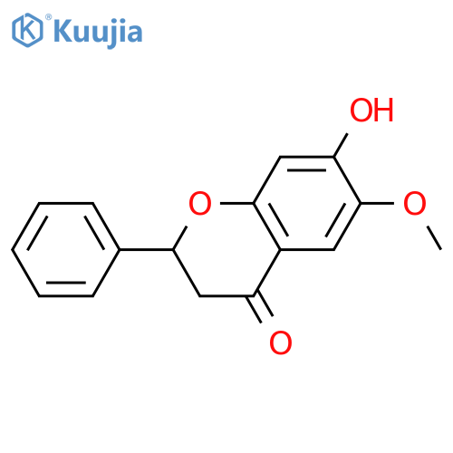 6,7-Dihydroxyflavanone; (S)-form, 6-Me ether structure