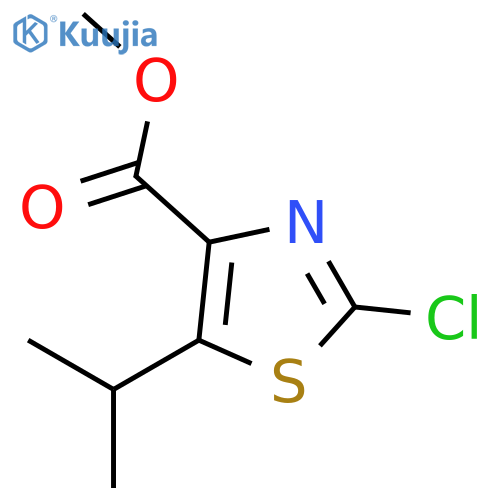 Methyl 2-chloro-5-isopropylthiazole-4-carboxylate structure