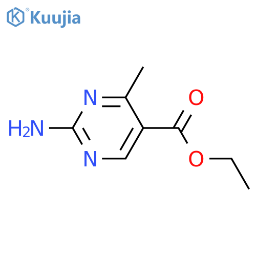 Ethyl 2-amino-4-methylpyrimidine-5-carboxylate structure