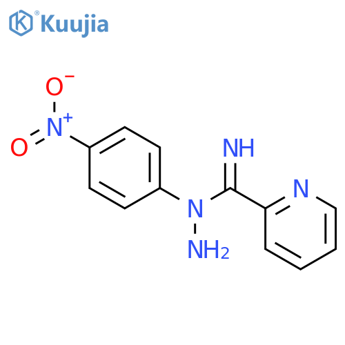 2-Pyridinecarboximidic acid, N-(4-nitrophenyl)-, hydrazide structure