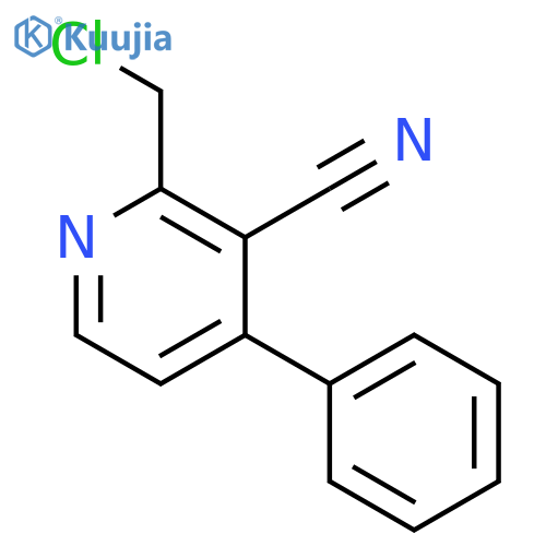 2-(Chloromethyl)-4-phenylnicotinonitrile structure