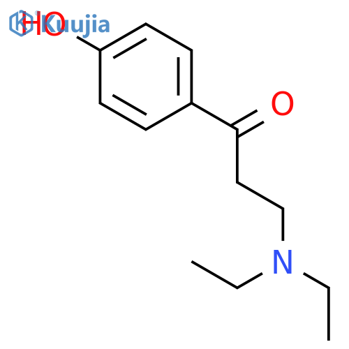 1-PROPANONE, 3-(DIETHYLAMINO)-1-(4-HYDROXYPHENYL)- structure