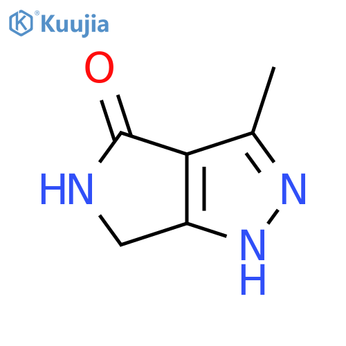 3-methyl-1H,4H,5H,6H-pyrrolo3,4-cpyrazol-4-one structure