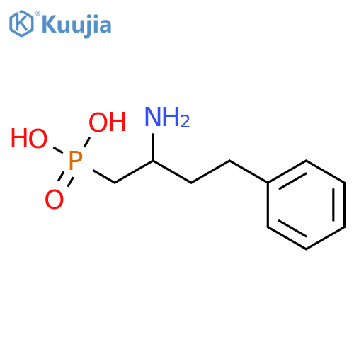 Phosphonic acid, (2-amino-4-phenylbutyl)- structure