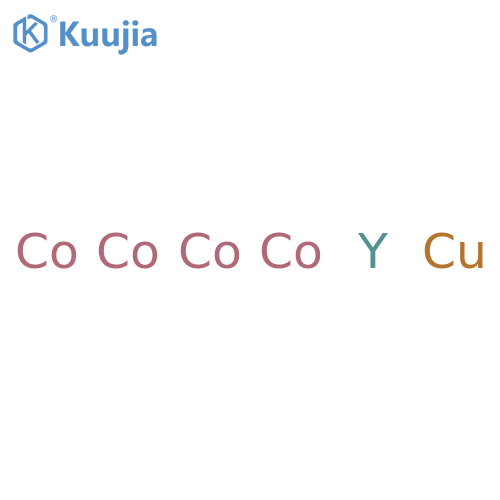 Cobalt, compd. with copper and yttrium (4:1:1) structure