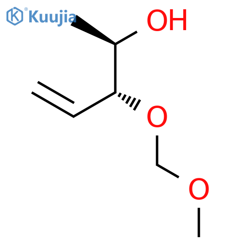 4-Penten-2-ol, 3-(methoxymethoxy)-, (R*,R*)- structure