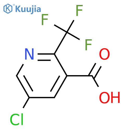5-Chloro-2-(trifluoromethyl)pyridine-3-carboxylic acid structure
