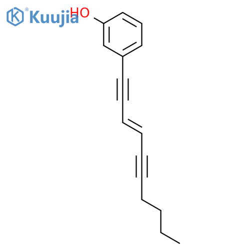 Phenol, 3-(3-decene-1,5-diynyl)- structure