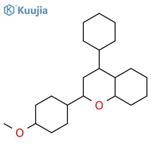 4-cyclohexyl-2-(4-methoxycyclohexyl)octahydro-2H-chromene structure