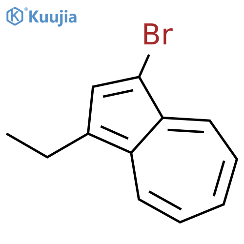 Azulene, 1-bromo-3-ethyl- structure