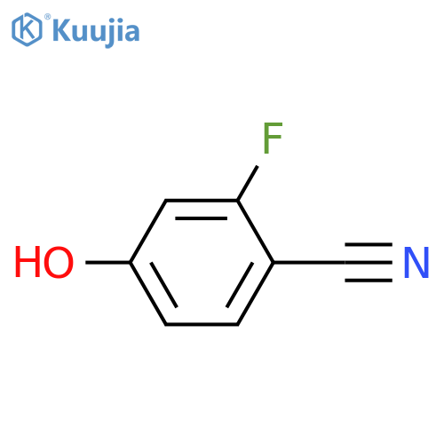 2-Fluoro-4-hydroxybenzonitrile structure