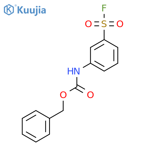 benzyl N-3-(fluorosulfonyl)phenylcarbamate structure