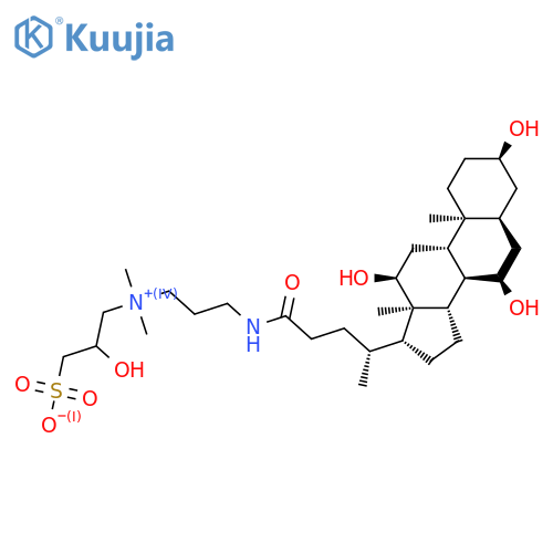 3-(3-Cholamidopropyl)dimethylammonio-2-hydroxy-1-propanesulfonate structure