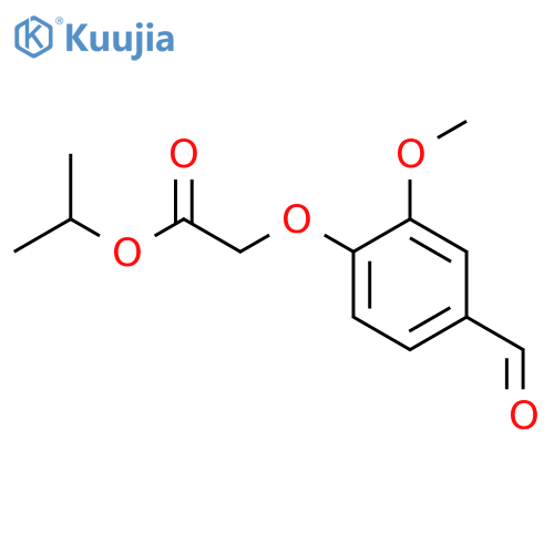 Isopropyl (4-Formyl-2-methoxyphenoxy)acetate structure