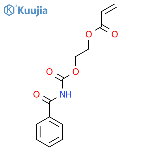 2-Propenoic acid, 2-[[(benzoylamino)carbonyl]oxy]ethyl ester structure