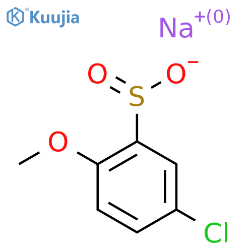 Sodium 5-chloro-2-methoxybenzenesulfinate structure