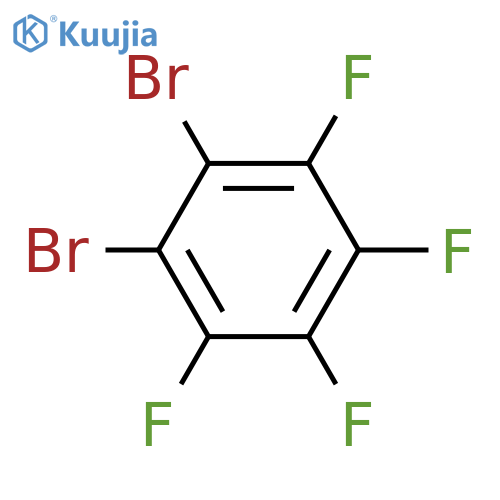1,2-Dibromotetrafluorobenzene structure