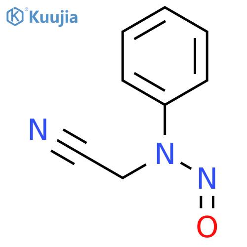 Acetonitrile, (nitrosophenylamino)- structure