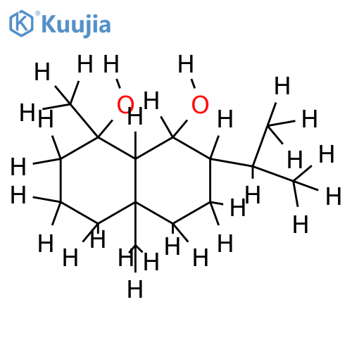 (+)-5alpha,7beta(H)-eudesm-4alpha,6alpha-diol structure