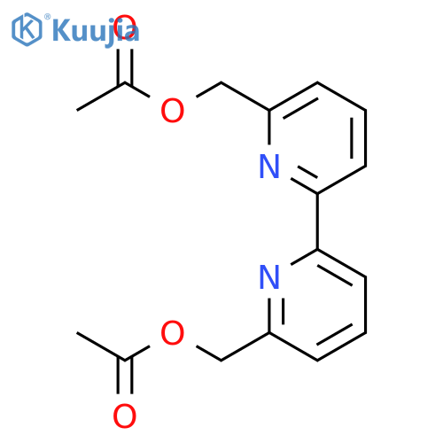 6,6'-Bis(acetylhydroxymethyl)-2,2'-bipyridine structure