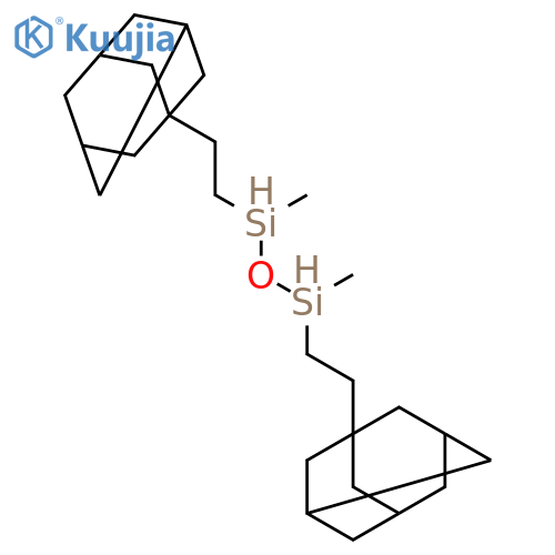 Disiloxane, 1,3-dimethyl-1,3-bis(2-tricyclo[3.3.1.13,7]dec-1-ylethyl)- structure