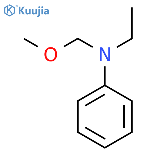 BENZENAMINE, N-ETHYL-N-(METHOXYMETHYL)- structure