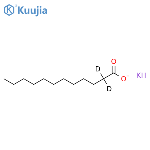 potassium dodecanoate-2,2-d2 structure