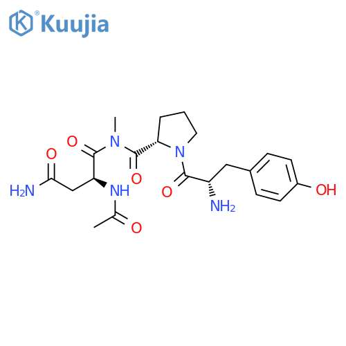 acetyl-tyrosyl-prolyl-methylasparaginamide structure