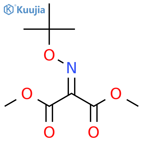 Propanedioic acid, [(1,1-dimethylethoxy)imino]-, dimethyl ester structure