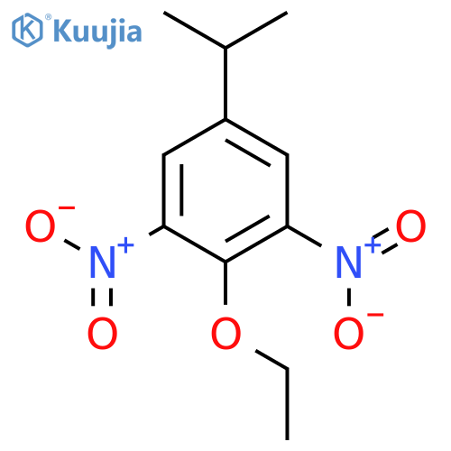 Benzene, 2-ethoxy-5-(1-methylethyl)-1,3-dinitro- structure