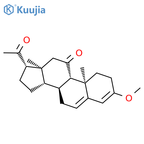 Pregna-3,5-diene-11,20-dione, 3-methoxy- structure