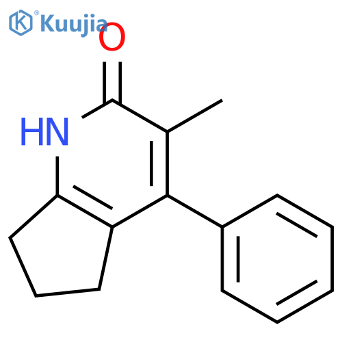 3-Methyl-4-phenyl-1,5,6,7-tetrahydro-2H-cyclopenta[b]pyridin-2-one structure