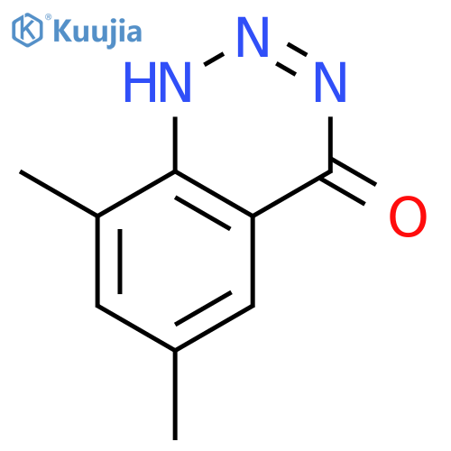 1,2,3-Benzotriazin-4(1H)-one, 6,8-dimethyl- structure