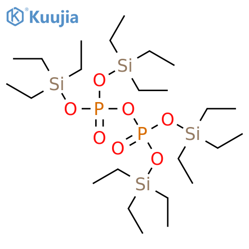 Diphosphoric acid, tetrakis(triethylsilyl) ester structure