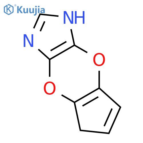 1H,5H-Cyclopenta[5,6][1,4]dioxino[2,3-d]imidazole (9CI) structure