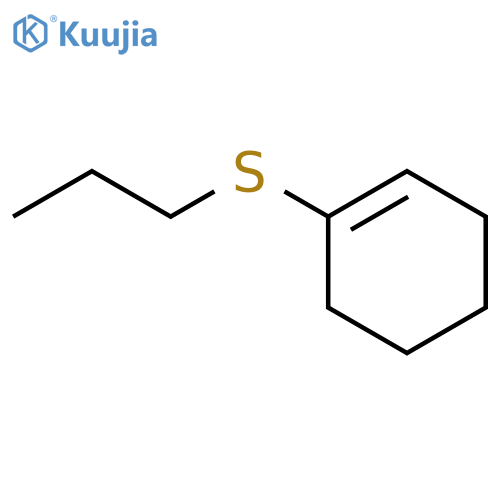 CYCLOHEXENE, 1-(PROPYLTHIO)- structure
