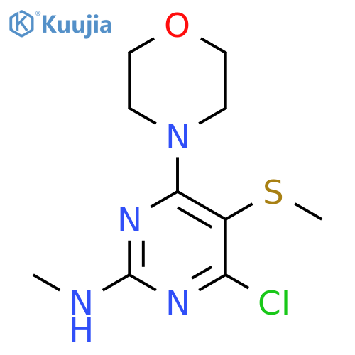 2-PYRIMIDINAMINE, 4-CHLORO-N-METHYL-5-(METHYLTHIO)-6-(4-MORPHOLINYL)- structure