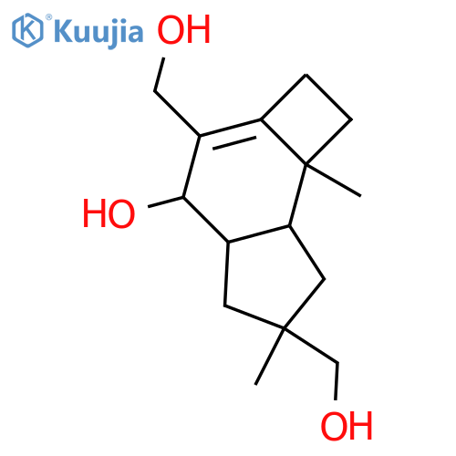 6-Protoilludene-8,12,14-triol; (8β,,11R)-form structure