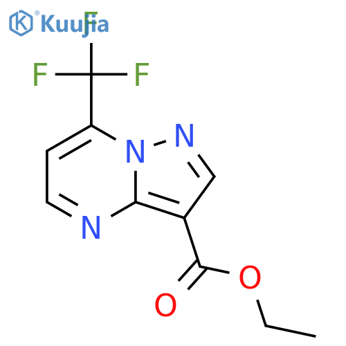 ethyl 7-(trifluoromethyl)pyrazolo1,5-apyrimidine-3-carboxylate structure