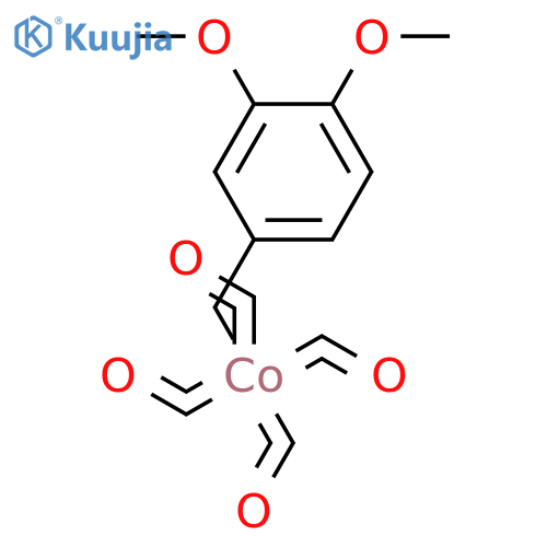 Cobalt, tetracarbonyl[(3,4-dimethoxyphenyl)methyl]- structure