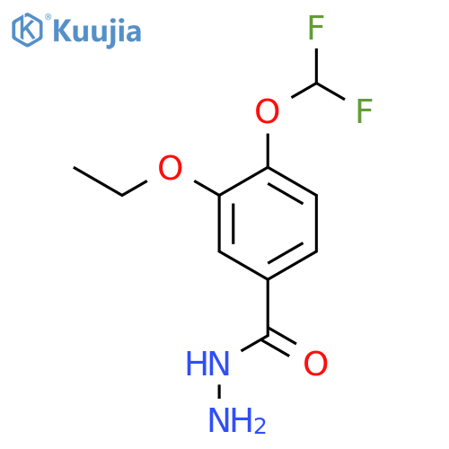 4-(Difluoromethoxy)-3-ethoxybenzohydrazide structure