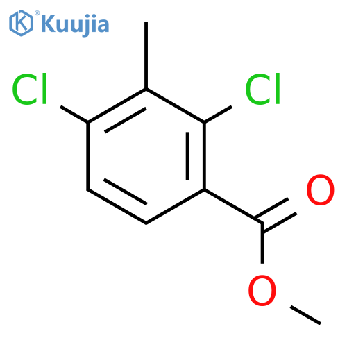 Benzoic acid, 2,4-dichloro-3-methyl-, methyl ester structure