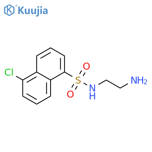 1-Naphthalenesulfonamide, N-(2-aminoethyl)-5-chloro- structure