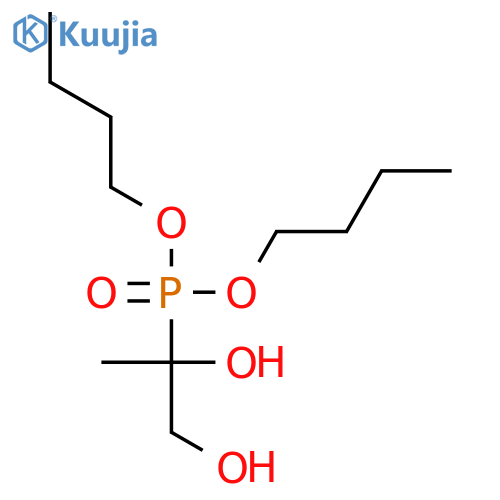 PHOSPHONIC ACID, (1,2-DIHYDROXY-1-METHYLETHYL)-, DIBUTYL ESTER structure